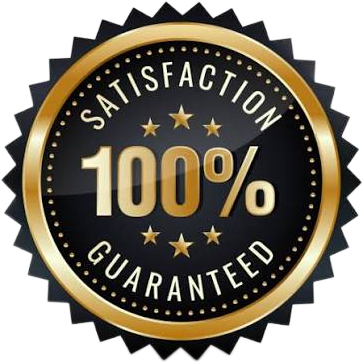 100% satisfaction guaranteed